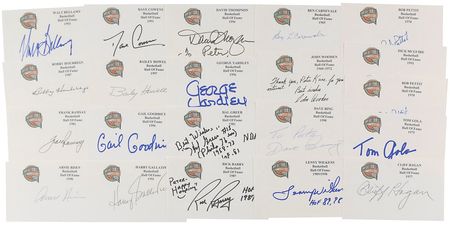 Lot #1221 Basketball Hall of Famers - Image 2