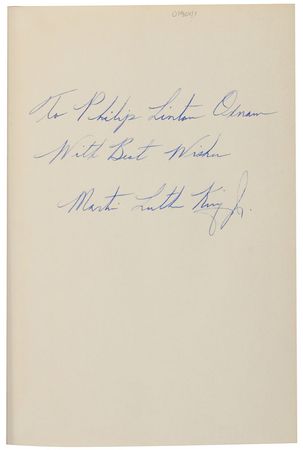 Lot #250 Martin Luther King, Jr - Image 1