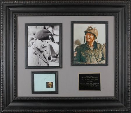 Lot #1127 John Wayne Signature - Image 1
