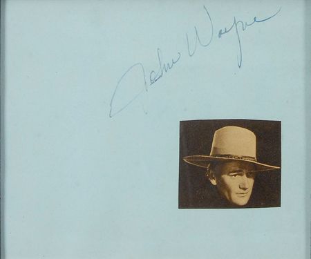 Lot #1127 John Wayne Signature - Image 2