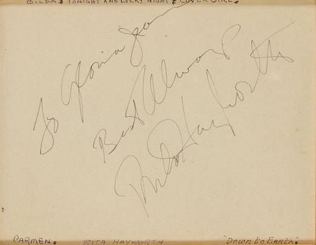 Lot #1092 Rita Hayworth - Image 2