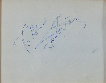 Lot #1062 Fred Astaire and Ginger Rogers Signatures - Image 3