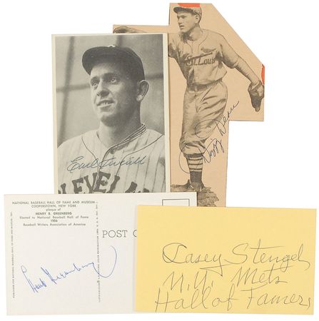 Lot #1214 Baseball Hall of Famers Group Lot - Image 1