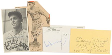 Lot #1214 Baseball Hall of Famers Group Lot - Image 2