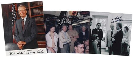 Lot #150 Jimmy Carter Signed Photographs - Image 2