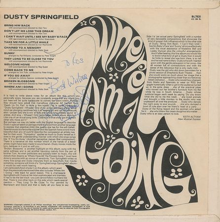 Lot #984 Dusty Springfield Album - Image 1