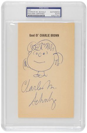 Lot #694 Charles Schulz Sketch - Image 1