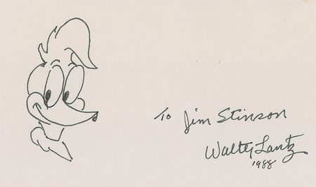 Lot #686 Walter Lantz Sketches - Image 2