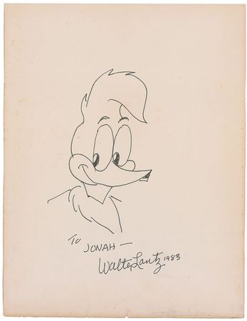 Lot #686 Walter Lantz Sketches - Image 3
