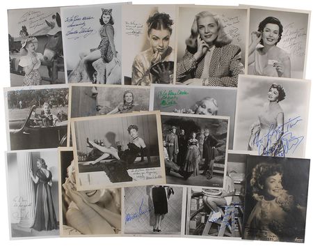 Lot #1053 Actresses Signed Photographs - Image 1