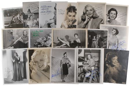 Lot #1053 Actresses Signed Photographs - Image 2