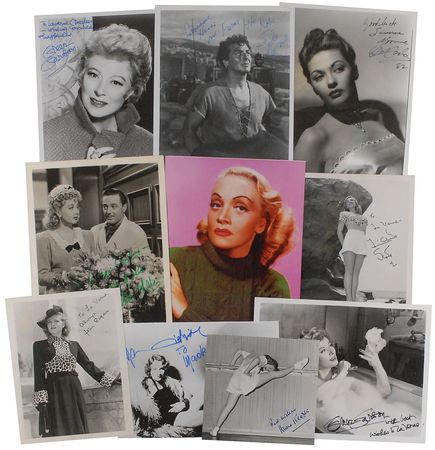 Lot #1051 Actors and Actresses Signed Photographs - Image 1