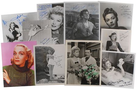 Lot #1051 Actors and Actresses Signed Photographs - Image 2