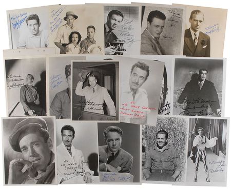 Lot #1050 Actors Signed Photographs - Image 1