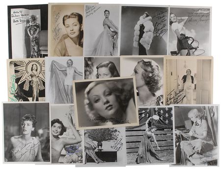 Lot #1056 Actresses Signed Photographs - Image 1