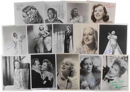 Lot #1057 Actresses Signed Photographs - Image 2