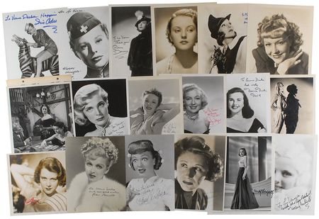 Lot #1058 Actresses Signed Photographs - Image 2