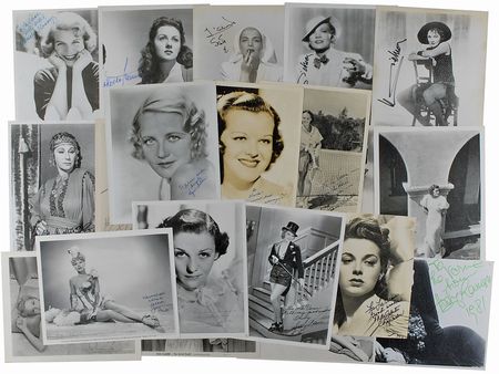Lot #1059 Actresses Signed Photographs - Image 1