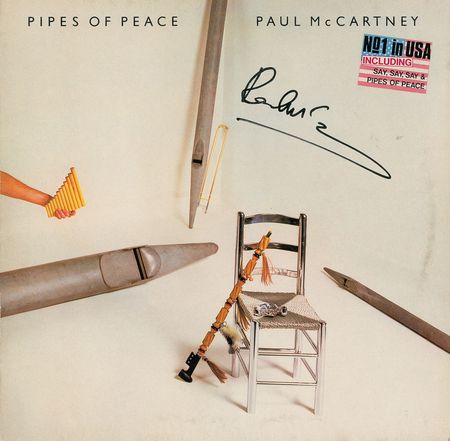 Lot #838 Beatles: Paul McCartney and Michael Jackson Album - Image 1