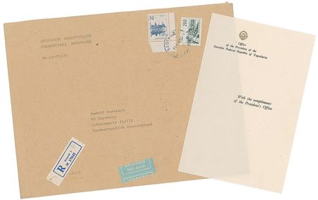 Lot #396 Josip Tito Signed Photograph - Image 3