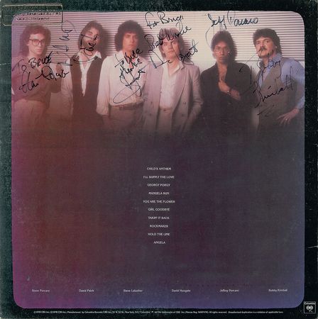 Lot #986 Toto Album - Image 1