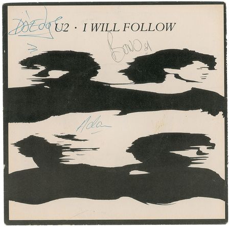 Lot #909 U2 45 RPM Record Sleeve - Image 1