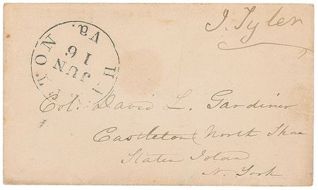 Lot #17 John Tyler Free Frank