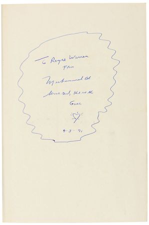 Lot #1205 Muhammad Ali Book - Image 1