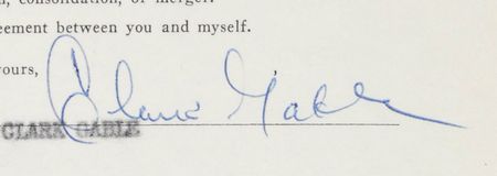 Lot #1082 Clark Gable Signed Document - Image 2