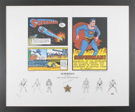 Lot #696 Jerry Siegel Lithograph - Image 1
