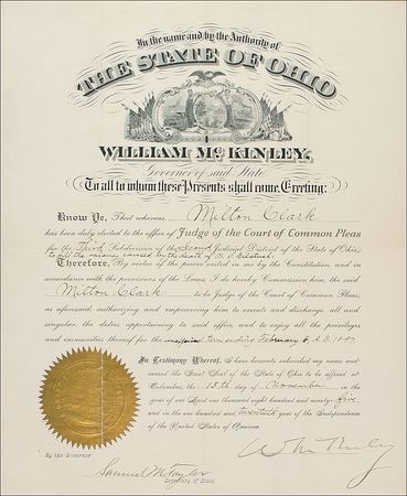 Lot #114 William McKinley - Image 1