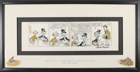 Lot #666 Carl Barks Comic Strip - Image 1