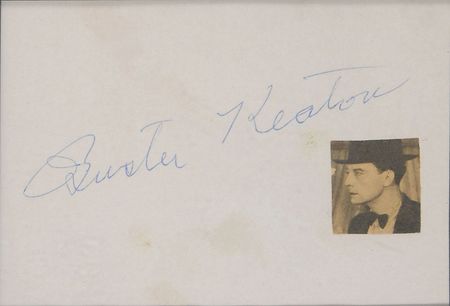 Lot #1097 Buster Keaton and Harold Lloyd Signatures - Image 3