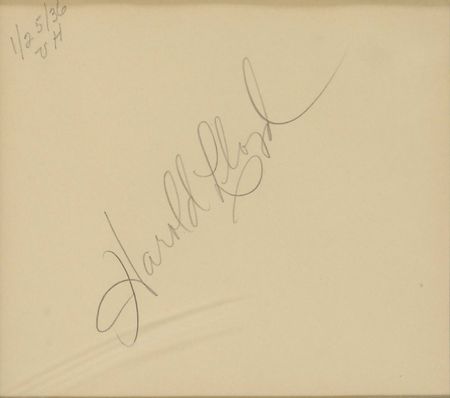 Lot #1097 Buster Keaton and Harold Lloyd Signatures - Image 4