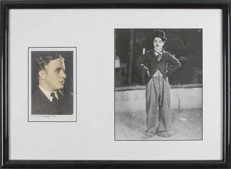 Lot #1002 Charlie Chaplin Signed Photograph - Image 2