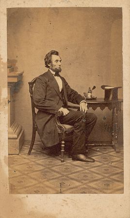 Lot #31 Abraham Lincoln Carte-De-Visite