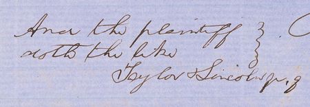 Lot #28 Abraham Lincoln: Legal endorsement concerning a failed 1854 trans-Atlantic engagement - Image 1