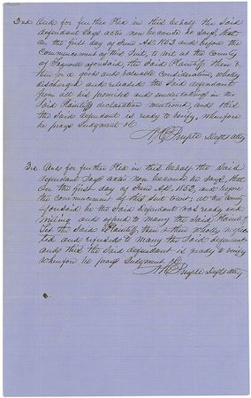 Lot #28 Abraham Lincoln: Legal endorsement concerning a failed 1854 trans-Atlantic engagement - Image 3