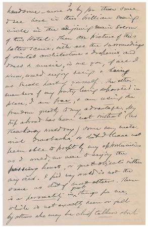 Lot #413 Joshua Lawrence Chamberlain: ?It has been possible to see & explore the vast memorials of ancient Egypt? - Image 3