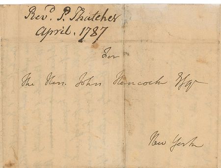 Lot #224 John Hancock: Hancock?s pastor informs him of the good electoral news?by ?a clear & decided majority you came in as governor? - Image 4
