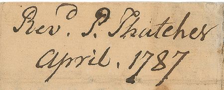 Lot #224 John Hancock: Hancock?s pastor informs him of the good electoral news?by ?a clear & decided majority you came in as governor? - Image 5