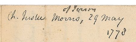 Lot #237 John Jay: During the war for independence, Judge Morris asks John Jay for assistance in dealing with loyalist tenants - Image 1
