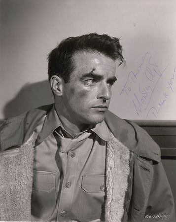 Lot #1008 Montgomery Clift: Scarce photo of Clift in From Here to Eternity - Image 1