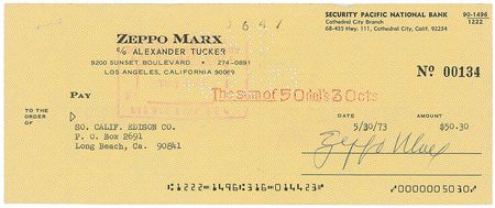 Lot #1108 Zeppo Marx - Image 1