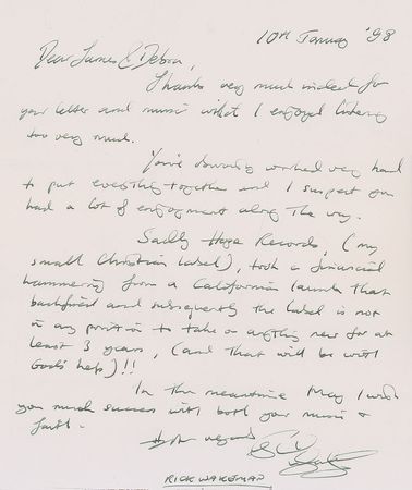 Lot #990 Yes: Rick Wakeman - Image 1