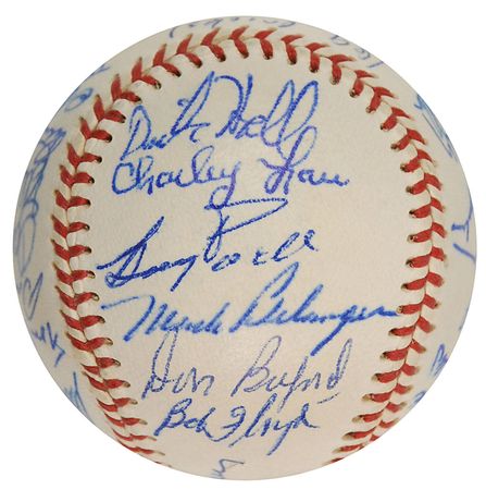 Lot #1209 Baltimore Orioles: 1969 Baseball - Image 4