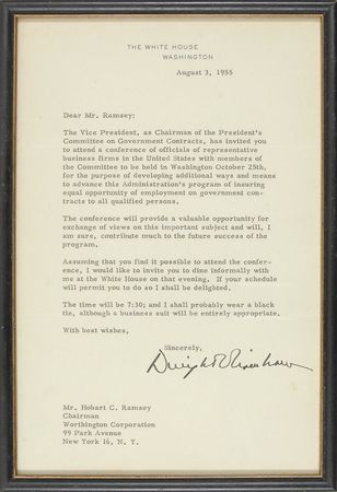 Lot #137 Dwight D. Eisenhower Letters - Image 1