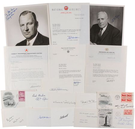 Lot #490 Airline Founders and Executives Group Lot - Image 1