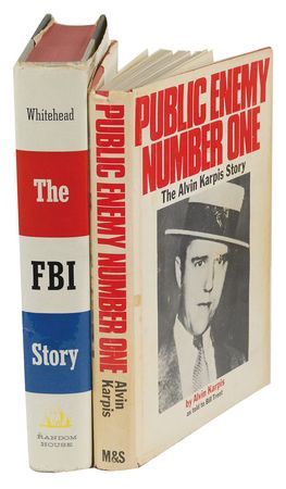 Lot #348 J. Edgar Hoover and Alvin Karpis Books - Image 1