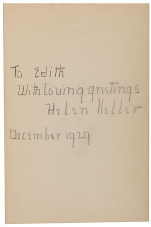Lot #238 Helen Keller Book - Image 1